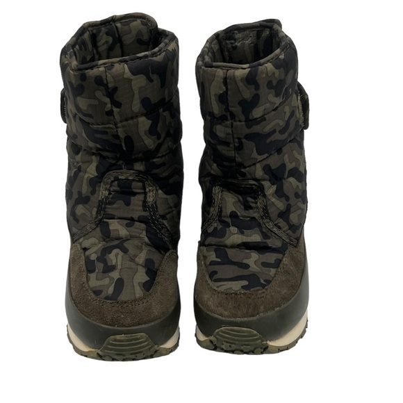 Rubber Duck Green Camouflage Snow Boots Size 11 Toddler - Picture 3 of 9